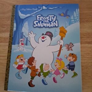 Disney Frosty the Snowman Big Golden Book - Blue and White